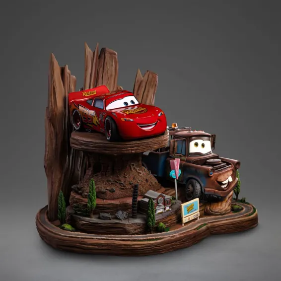 Cars - Art Scale 1/10 - Figurine Lightning Mcqueen & Tow Mater Deluxe PRÉCOMMANDE Iron Studios - 2