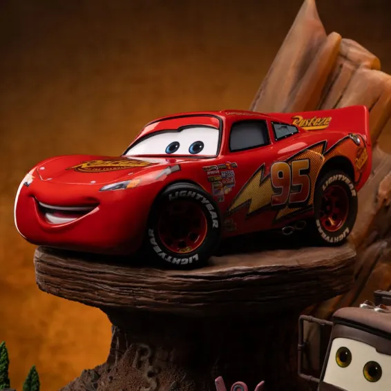 Cars - Art Scale 1/10 - Figurine Lightning Mcqueen & Tow Mater Deluxe PRÉCOMMANDE Iron Studios - 3