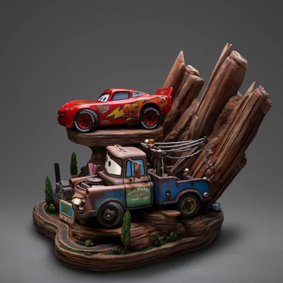 Cars - Art Scale 1/10 - Figurine Lightning Mcqueen & Tow Mater Deluxe PRÉCOMMANDE Iron Studios - 11