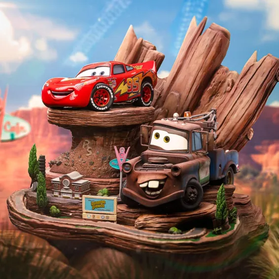 Cars - Art Scale 1/10 - Figurine Lightning Mcqueen & Tow Mater Deluxe PRÉCOMMANDE Iron Studios - 13