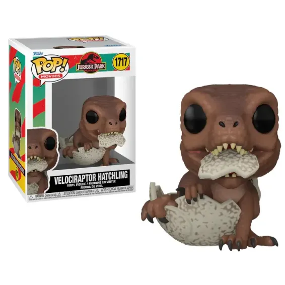 Jurassic Park - Figura Velociraptor Hatchling 1717 POP! PREPEDIDO Funko - 1