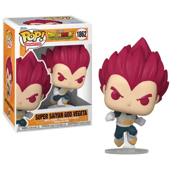 Dragon Ball Super - Figurine Super Saiyan God Vegeta 1862 POP! Funko - 1