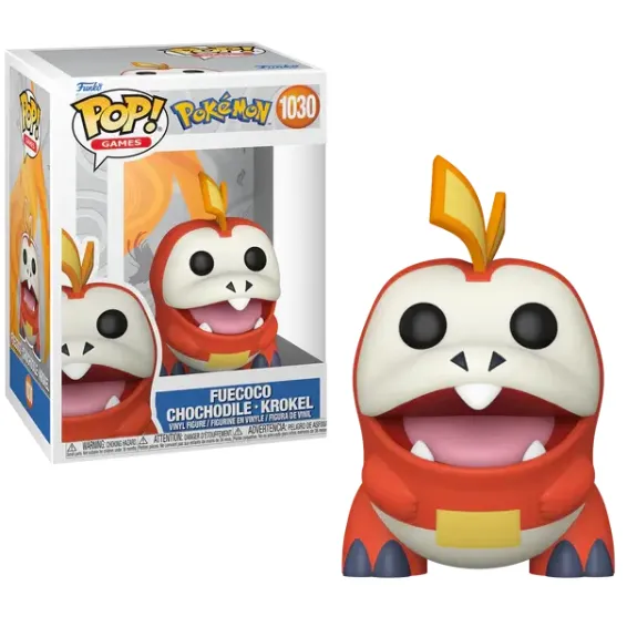 Pokémon - Figura Fuecoco 1030 POP! PREPEDIDO Funko - 1