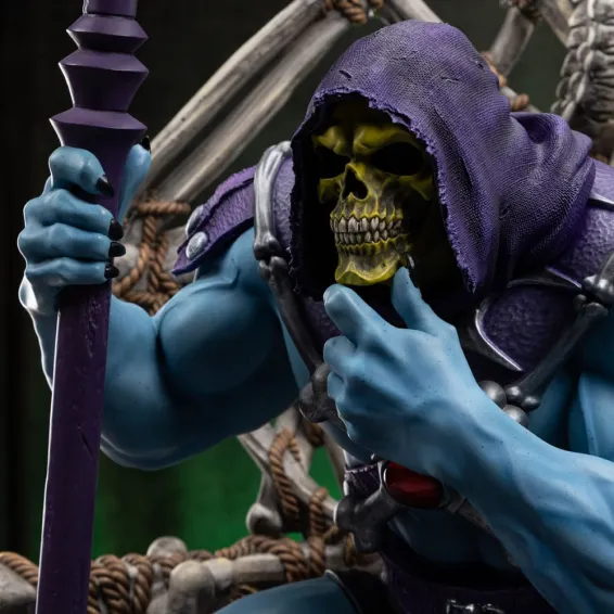 Masters of the Universe - Prime Scale 1/3 - Figura Skeletor on Throne 10th Anniversary Ver. PREPEDIDO Iron Studios - 5