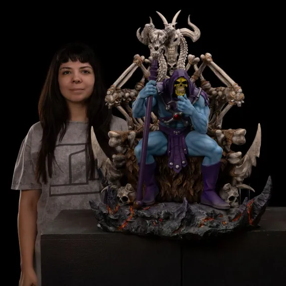 Masters of the Universe - Prime Scale 1/3 - Figura Skeletor on Throne 10th Anniversary Ver. PREPEDIDO Iron Studios - 13