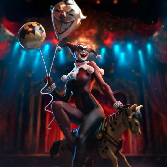 DC Comics - Art Scale 1/10 - Figurine Harley Quinn Unleashed PRÉCOMMANDE Iron Studios - 5