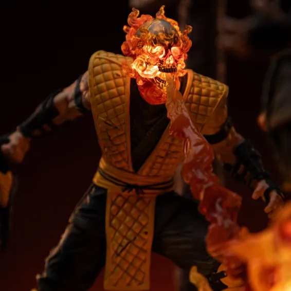 Mortal Kombat - Deluxe Art Scale 1/10 - Figura Scorpion Fatality PREPEDIDO Iron Studios - 2