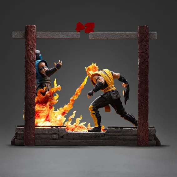 Mortal Kombat - Deluxe Art Scale 1/10 - Figura Scorpion Fatality PREPEDIDO Iron Studios - 11