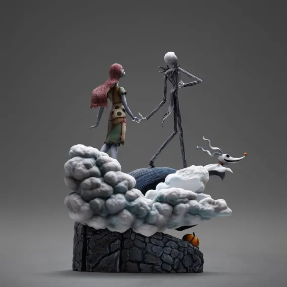 Disney L'Étrange Noël de M. Jack - Deluxe Art Scale 1/10 - Figurine Jack Skellington & Sally PRÉCOMMANDE Iron Studios - 6