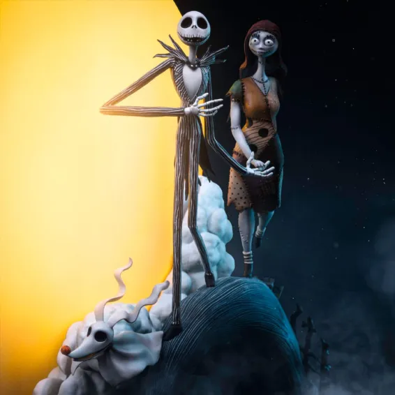 Disney Nightmare Before Christmas - Deluxe Art Scale 1/10 - Jack Skellington & Sally Figure PRE-ORDER Iron Studios - 7