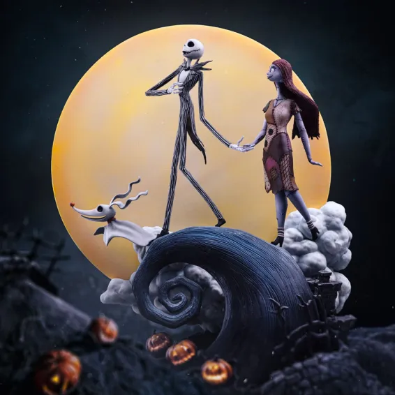 Disney L'Étrange Noël de M. Jack - Deluxe Art Scale 1/10 - Figurine Jack Skellington & Sally PRÉCOMMANDE Iron Studios - 8