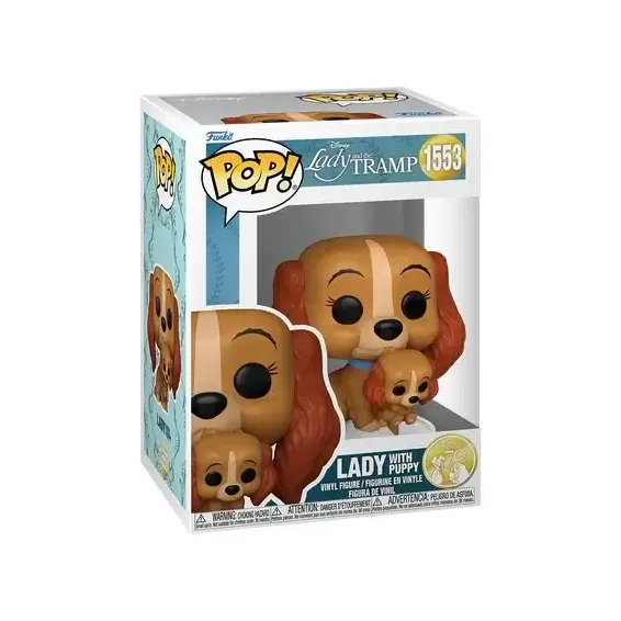 Disney La Belle et le Clochard - Figurine Lady with Puppy 1553 POP! PRÉCOMMANDE Funko - 1