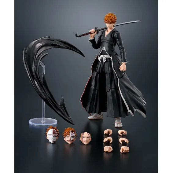 Bleach: Thousand-Year Blood War - S.H. Figuarts - Figura Ichigo Kurosaki Getsugatensho PREPEDIDO Tamashii Nations - 6