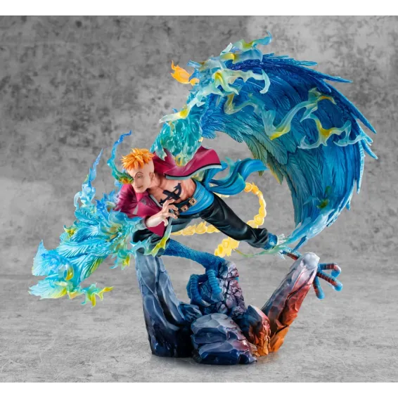 One Piece - Portrait of Pirates MAS-MAXIMUM - Marco the Phoenix Leader of 1st group of Whitebeard Pirates Figure PRE-ORDER Megah