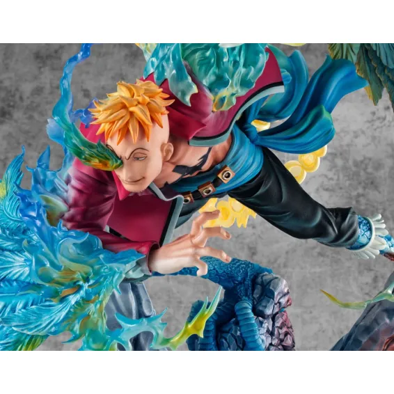 One Piece - Portrait of Pirates MAS-MAXIMUM - Figura Marco the Phoenix Leader of 1st group of Whitebeard Pirates PREPEDIDO Megah