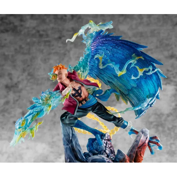 One Piece - Portrait of Pirates MAS-MAXIMUM - Figura Marco the Phoenix Leader of 1st group of Whitebeard Pirates PREPEDIDO Megah