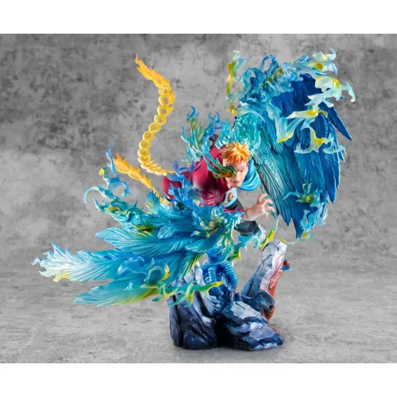 One Piece - Portrait of Pirates MAS-MAXIMUM - Figura Marco the Phoenix Leader of 1st group of Whitebeard Pirates PREPEDIDO Megah