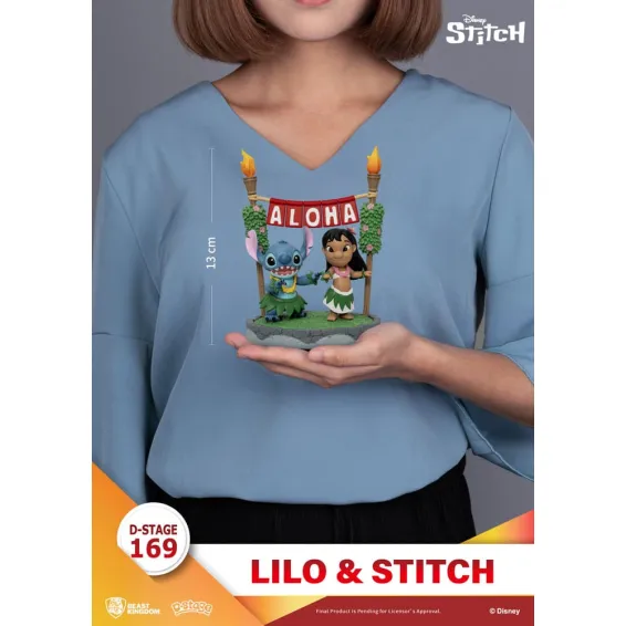 Disney Stitch - D-Stage - Lilo & Stitch Figure...