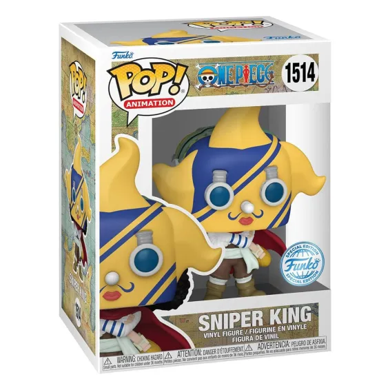 One Piece - Figura Sniper King Special Edition 1514 (posibilidades de Chase) POP! Funko - 3