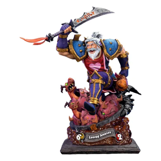 Hearthstone - Figura Leeroy Jenkins 1/6 PREPEDIDO Hex Collectibles - 1