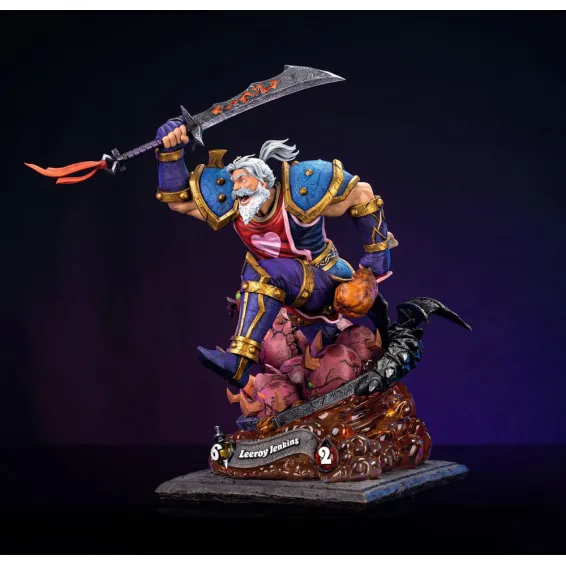 Hearthstone - Figura Leeroy Jenkins 1/6 PREPEDIDO Hex Collectibles - 2