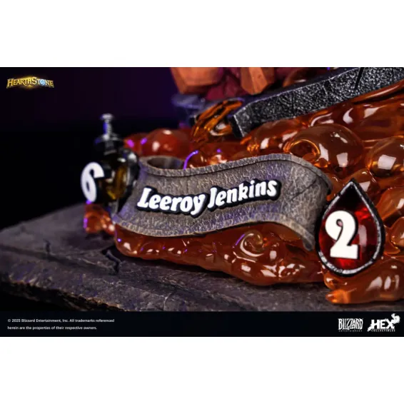 Hearthstone - Figura Leeroy Jenkins 1/6 PREPEDIDO Hex Collectibles - 12