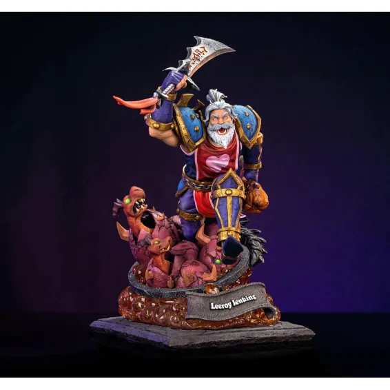 Hearthstone - Figura Leeroy Jenkins 1/10 PREPEDIDO Hex Collectibles - 2