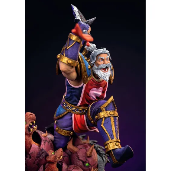 Hearthstone - Figura Leeroy Jenkins 1/10 PREPEDIDO Hex Collectibles - 6