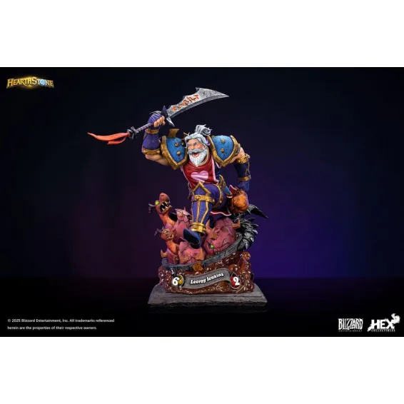 Hearthstone - Figura Leeroy Jenkins 1/10 PREPEDIDO Hex Collectibles - 21