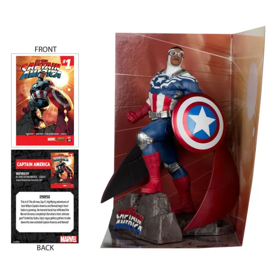 Marvel - Figura Captain America 1/10 (All-New Captain America 1) PREPEDIDO McFarlane Toys - 2