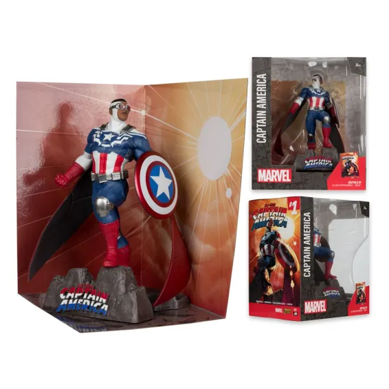 Marvel - Figura Captain America 1/10 (All-New Captain America 1) PREPEDIDO McFarlane Toys - 4