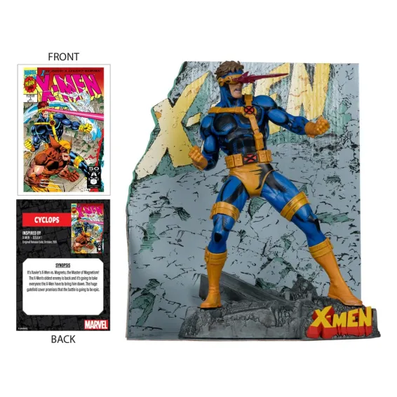 Marvel - Figura Cyclops 1/10 (X-Men 1) PREPEDIDO McFarlane Toys - 2