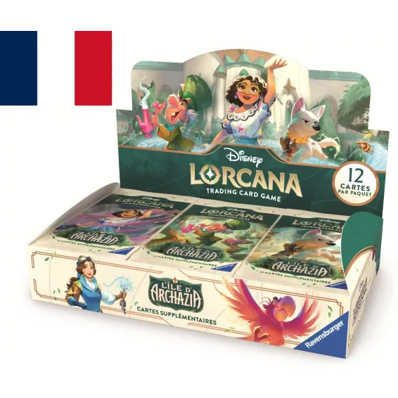 Disney Lorcana - Display de 24 boosters Chapitre 7 (L'Ile d'Archazia) Français PRÉCOMMANDE Ravensburger - 1