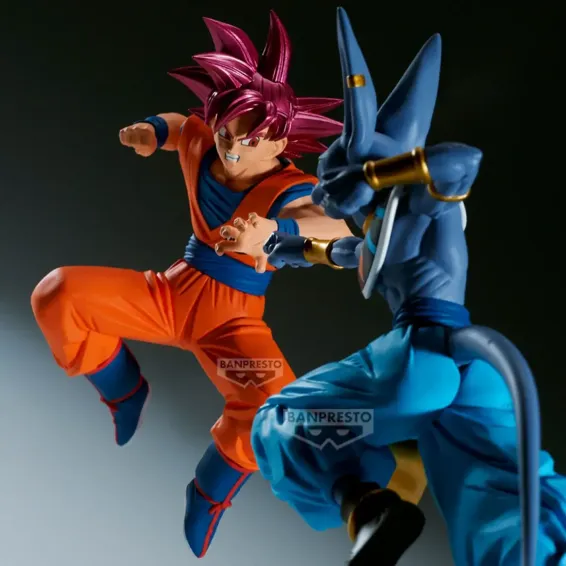 Dragon Ball Super - Match Makers - Figura Super Saiyan God Son Goku (vs Beerus) PREPEDIDO Banpresto - 6