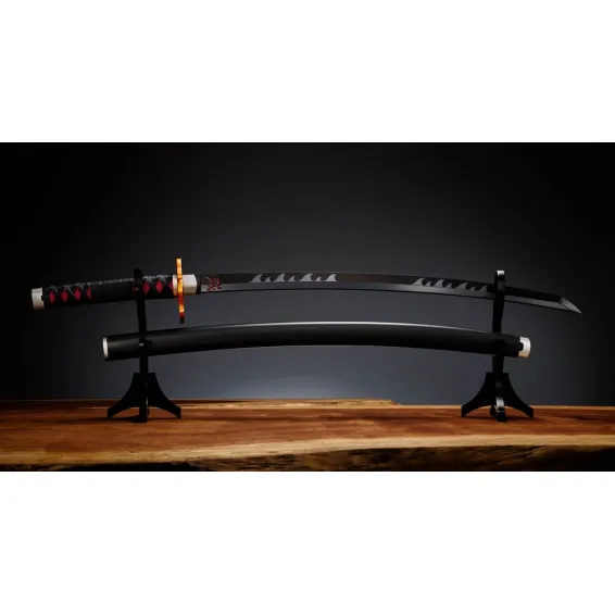 Demon Slayer - Replica Proplica espada Nichirin (Tanjiro Kamado - Kyojuro Rengoku's Sword Guard Ver.) PREPEDIDO Tamashii Nations