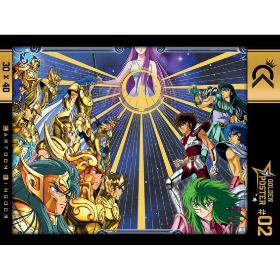 Saint Seiya - Golden Poster Chevaliers d'Or vs. Chevaliers de Bronze PREPEDIDO Cartoon Kingdom - 2