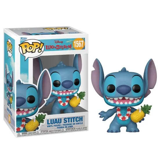 Disney Lilo & Stitch - Figura Luau Stitch 1567 POP! PREPEDIDO Funko - 1