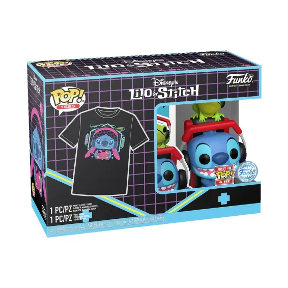 Disney Lilo & Stitch - POP! & T-Shirt Figurine Gamer Stitch 1564 PRÉCOMMANDE Funko - 2