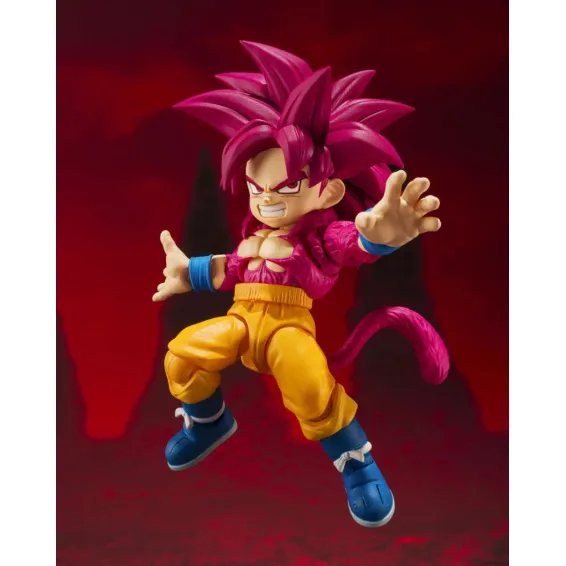 Dragon Ball Daima - S.H. Figuarts - Figura Super Saiyan 4 Son Goku Mini PREPEDIDO Tamashii Nations - 3