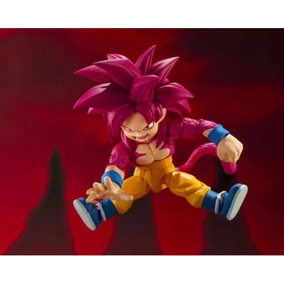 Dragon Ball Daima - S.H. Figuarts - Figura Super Saiyan 4 Son Goku Mini PREPEDIDO Tamashii Nations - 4