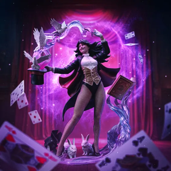 DC Comics - Art Scale 1/10 - Figura Zatanna PREPEDIDO Iron Studios - 6