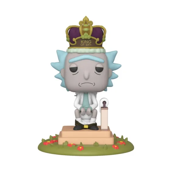 Figurine Funko Rick & Morty - Rick sur les toilettes (figurine avec son) POP!