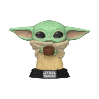 Figura Funko Star Wars: El mandaloriano - Bebe Yoda con tazón/The Child w/ Cup POP!