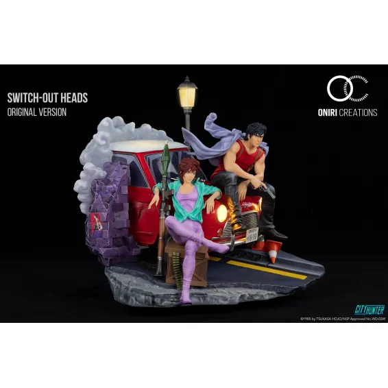 City Hunter 35th Anniversary - Figura Kaori Makimura & Ryo Saeba PREPEDIDO Oniri Creations - 2