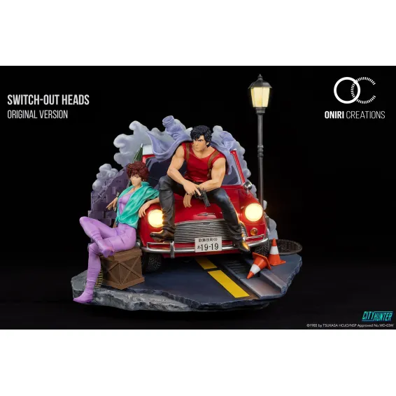 City Hunter 35th Anniversary - Figura Kaori Makimura & Ryo Saeba PREPEDIDO Oniri Creations - 3