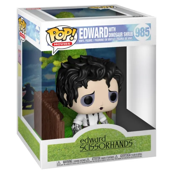 Figura Funko Eduardo Manostijeras - Edward y arbusto dino Deluxe POP! 2