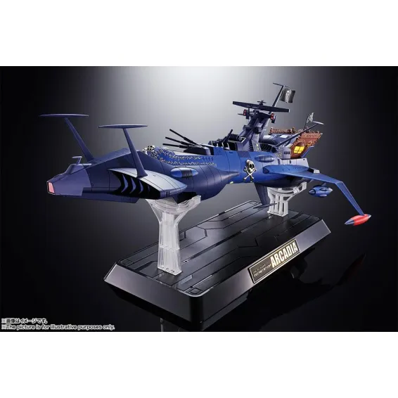 Figura Tamashii Nations Pirata Espacial Capitán Harlock - Soul of Chogokin GX-93 Battleship Arcadia