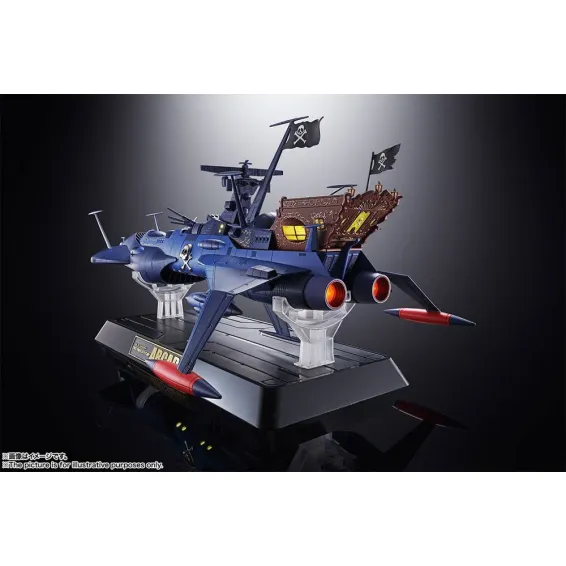 Figura Tamashii Nations Pirata Espacial Capitán Harlock - Soul of Chogokin GX-93 Battleship Arcadia 3