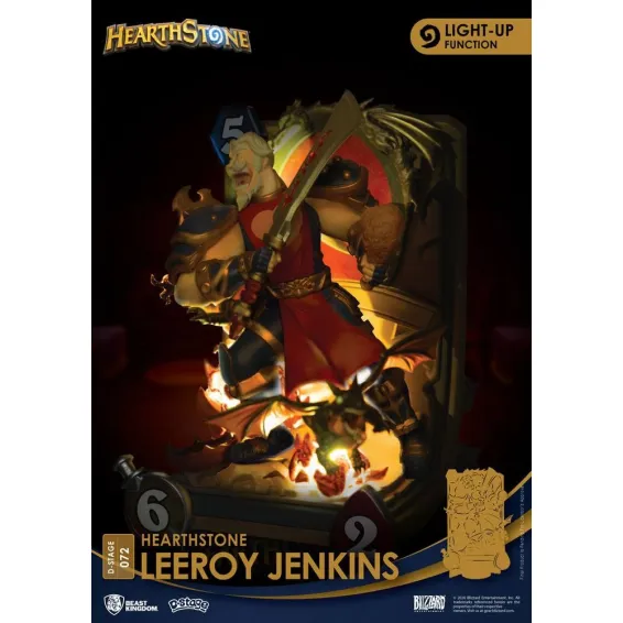 Figurine Beast Kingdom Hearthstone: Heroes of Warcraft - D-Stage Leeroy Jenkins 3