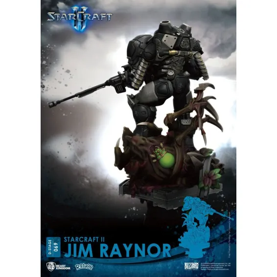 Figurine Beast Kingdom Starcraft 2 - D-Stage Jim Raynor 4